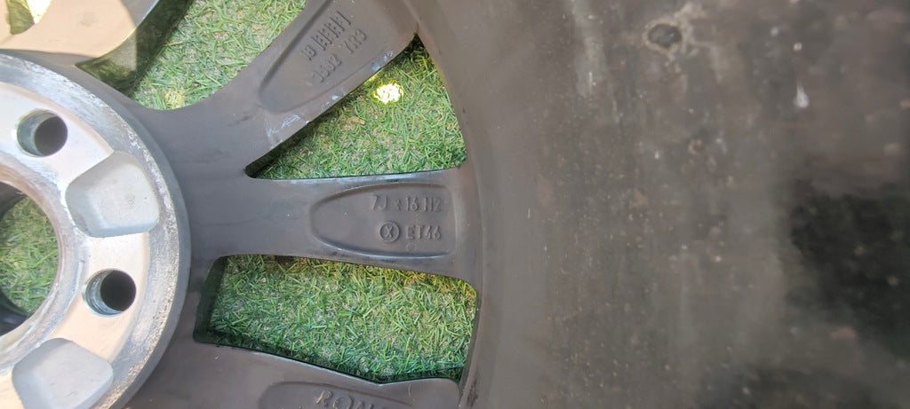 1x Alufelge 16 Zoll 7.0" 5x100 46ET Glanz Graphit 6V0601025J Mg Fabia Iii FEL6889767993pj