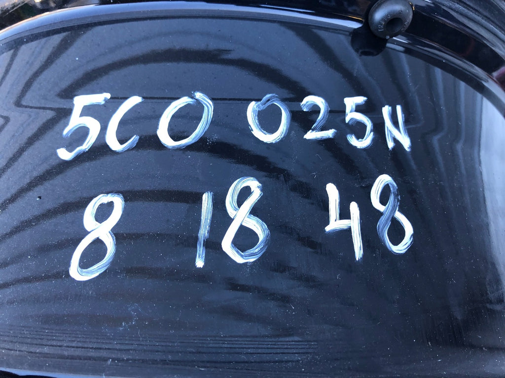 1x Alufelge 18 Zoll 8.0" 5x112 48ET Glanz Schwarz 5C0601025M VW New Beetle