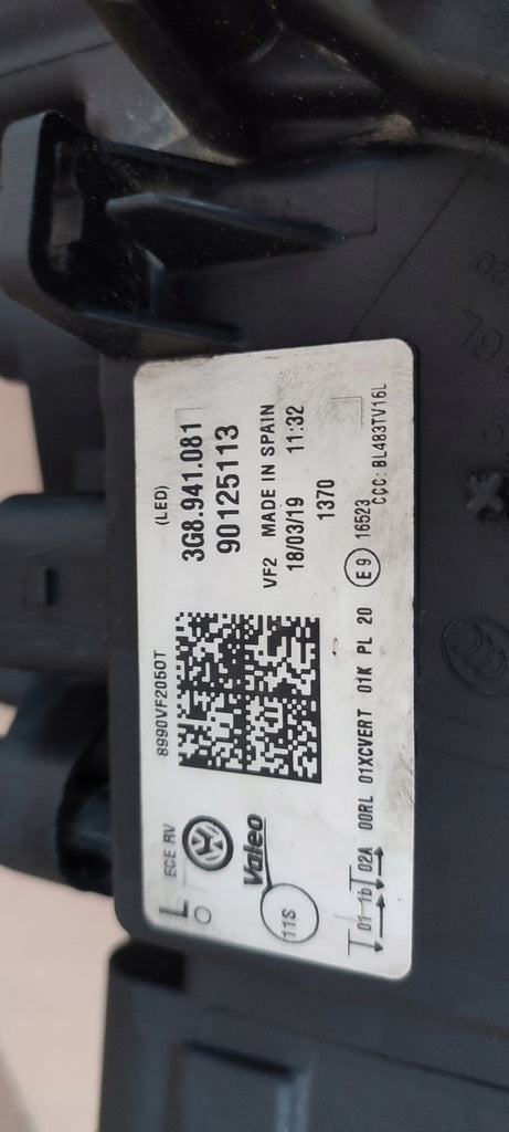Frontscheinwerfer VW Arteon 3G8941081 LED Ein Stück (Rechts oder Links) SCH6460585516eh