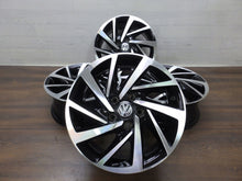 Laden Sie das Bild in den Galerie-Viewer, 4x Alufelge 16 Zoll 6.5" 5x112 46ET Glanz Schwarz 5G0601025DM VW Golf Vii FEL9903894248ns