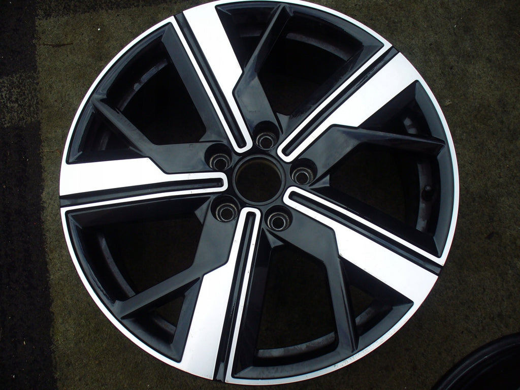 1x Alufelge 18 Zoll 7.0" 5x112 49ET Glanz Schwarz 2K7601025B VW Caddy V I FEL8280504836oo