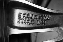 Laden Sie das Bild in den Galerie-Viewer, 1x Alufelge 18 Zoll 7.0&quot; 4x108 47 5ET Graphit H1BJ1007E1A Ford Fiesta Mg