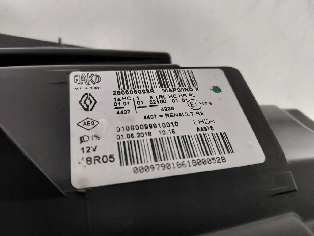 Frontscheinwerfer Renault Clio IV 260606098R Full LED Links Headlight SCH9369805495sv