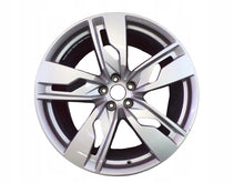 Load image into Gallery viewer, 1x Alufelge 21 Zoll 9.5&quot; 5x112 31ET Glanz Silber 4M0601025K Audi Q7 Rim Wheel