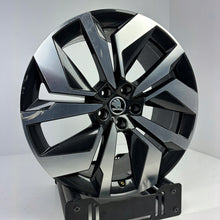 Load image into Gallery viewer, 1x Alufelge 20 Zoll 9.0" 5x112 42ET Glanz Schwarz 5LA601025CB Skoda Enyaq FEL2717124666va