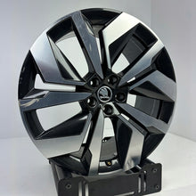 Laden Sie das Bild in den Galerie-Viewer, 1x Alufelge 20 Zoll 9.0" 5x112 42ET Glanz Schwarz 5LA601025CB Skoda Enyaq FEL2717124666va