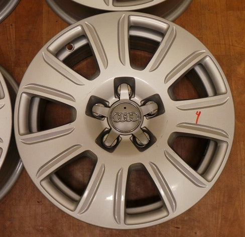 4x Alufelge 16 Zoll 6.5" 5x112 33ET Glanz Silber 8U0601025 Audi Q3 Rim Wheel FEL2846256950fa
