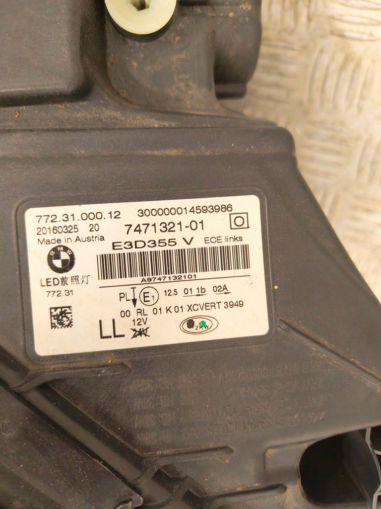 Frontscheinwerfer BMW 7 G11 G12 7471321 7471322 Ein Stück (Rechts oder Links) SCH5799756164am