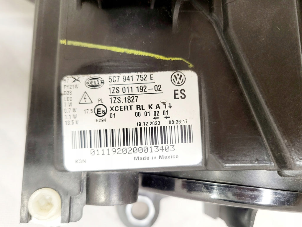 Frontscheinwerfer VW Jetta 5C7941752E LED Rechts Scheinwerfer Headlight SCH3027236437zw