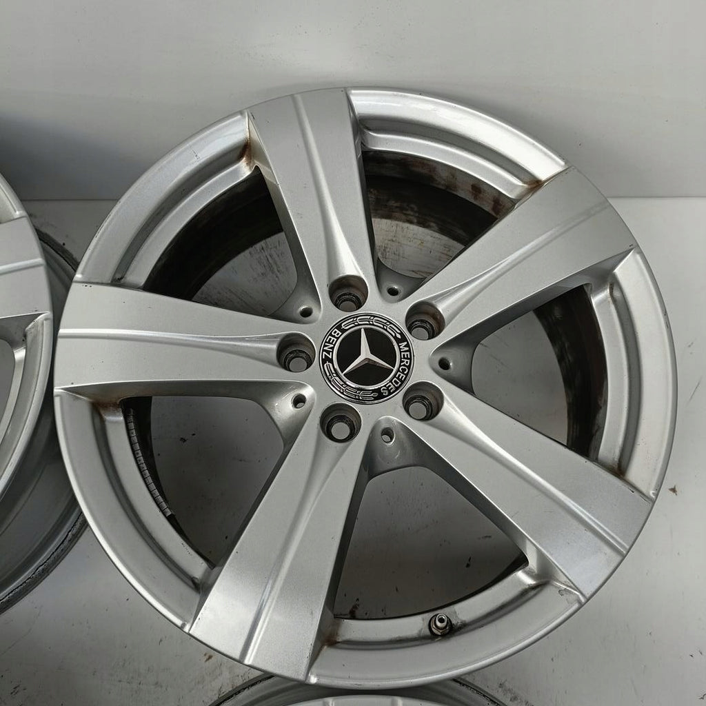 4x Alufelge 17 Zoll 7.0" 5x112 44 5ET Glanz Silber A2064017200 Mercedes-Benz FEL7827237742bh