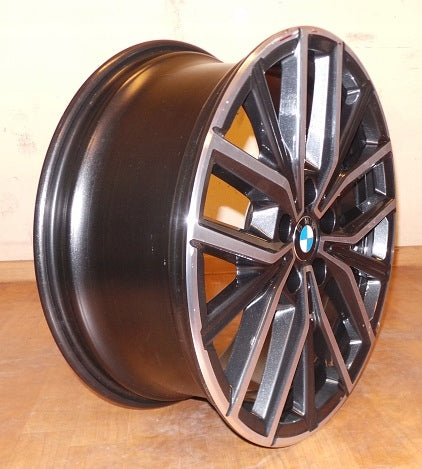 1x Alufelge 18 Zoll 7.5" 5x112 50ET Glanz Schwarz 6891179 BMW 2 F45 U06 Mg FEL9792130489lb