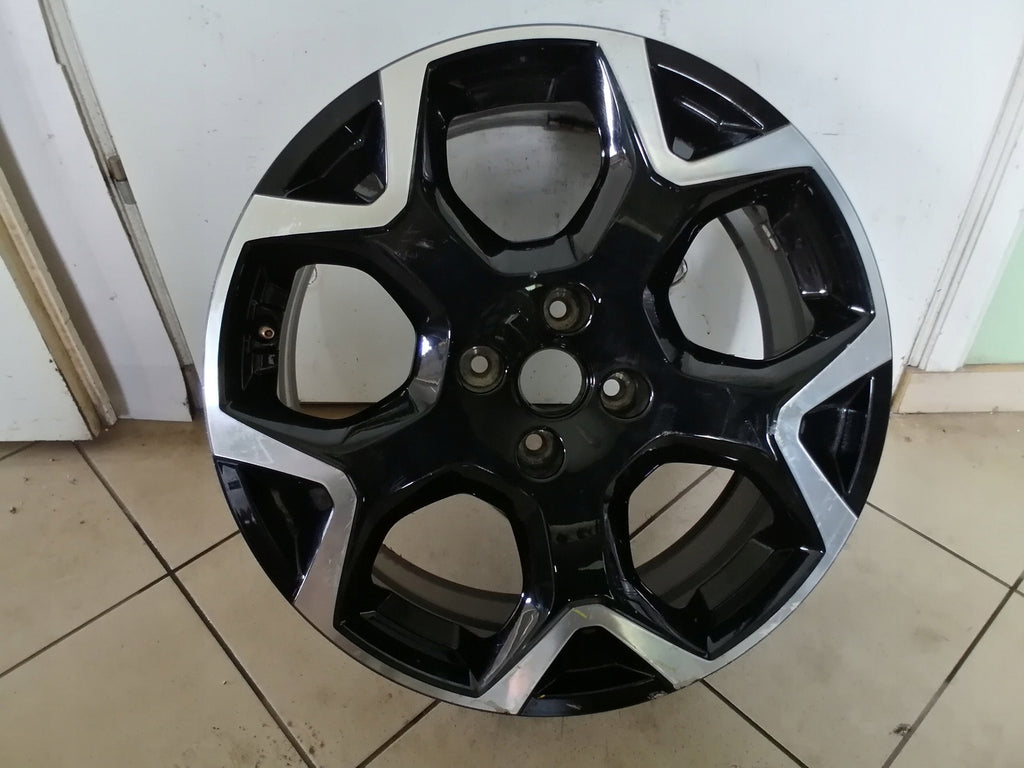 1x Alufelge 18 Zoll 7.0" 4x108 35ET Glanz Schwarz 9835097680 Opel Crossland