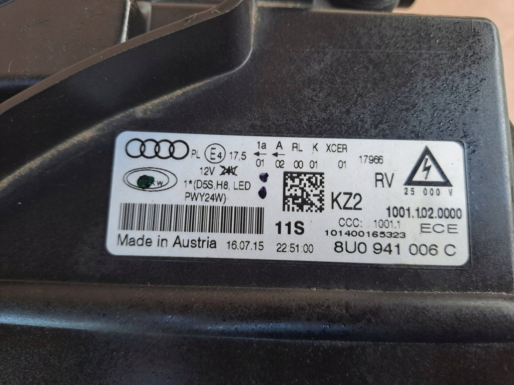Frontscheinwerfer Audi Q3 8U0941006C Rechts Scheinwerfer Headlight SCH6900368503sn