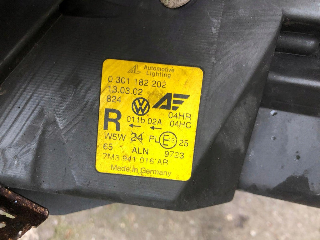 Frontscheinwerfer Seat Alhambra Sharan 301182202 Ein Satz Scheinwerfer Headlight