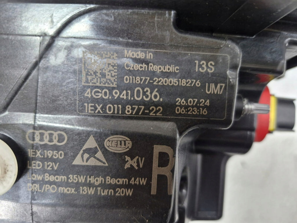 Frontscheinwerfer Audi A6 4G0941036 Rechts Scheinwerfer Headlight SCH1441535937dd