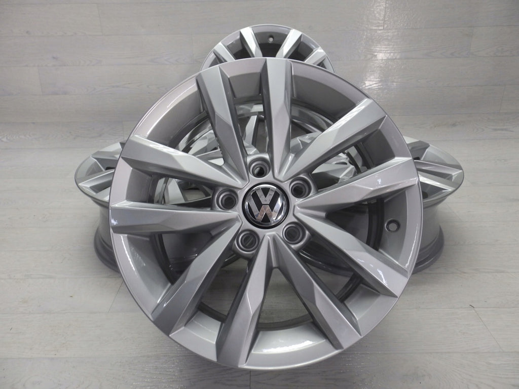 4x Alufelge 16 Zoll 6.5" 5x112 40ET 5TA601025 VW Touran Rim Wheel FEL6227764221jd
