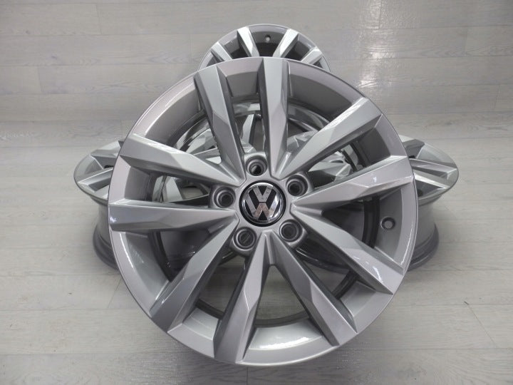 4x Alufelge 16 Zoll 6.5" 5x112 40ET 5TA601025 VW Touran Rim Wheel FEL6227764221jd