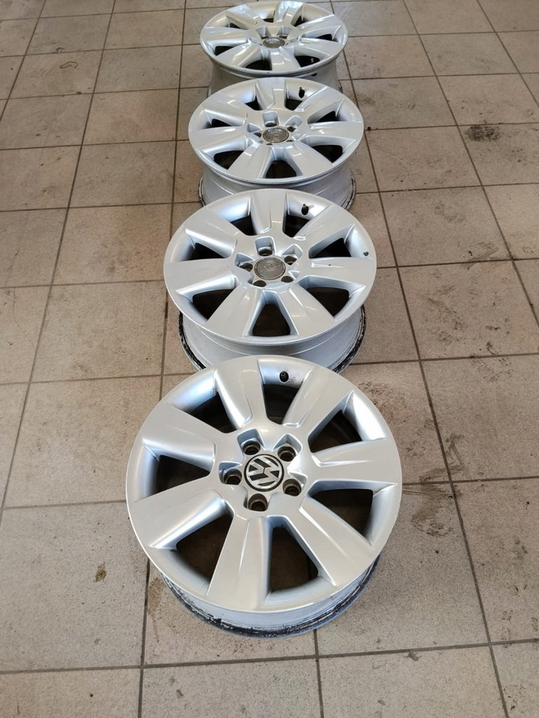 4x Alufelge 17 Zoll 7.0" 5x112 34ET Glanz Silber 4F0601025AS Audi Rim Wheel FEL2038003857cd