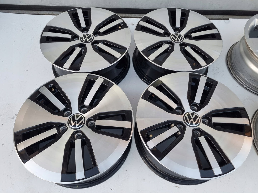 4x Alufelge 16 Zoll 6.5" 5x112 46ET 5G0601025BN VW Golf VIII Touran Caddy FEL1924640583bb