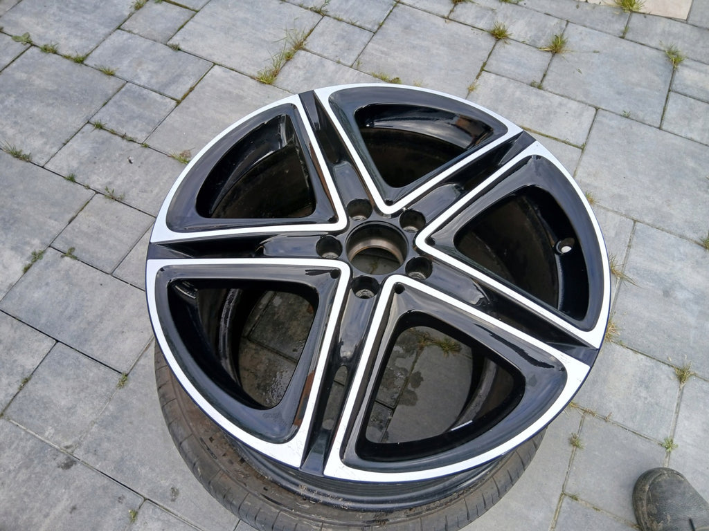 1x Alufelge 19 Zoll 8.0" 5x112 43ET Glanz Schwarz A2384010300 Mercedes-Benz FEL1104450515ux