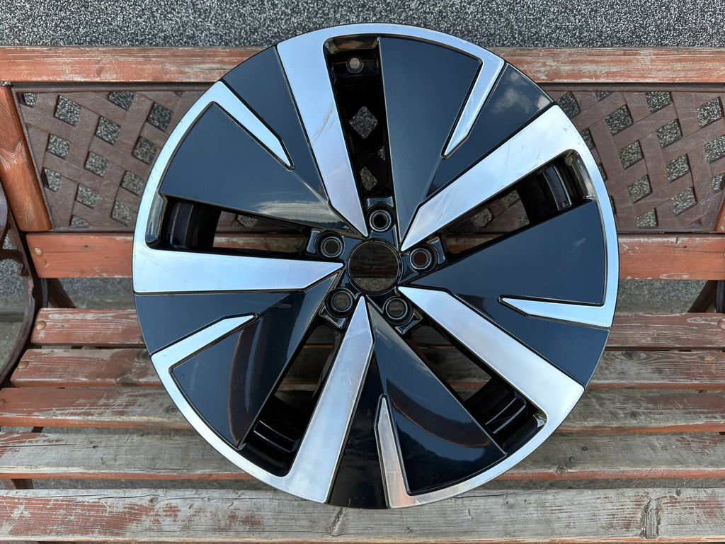 1x Alufelge 19 Zoll 7.5" 5x112 40ET Glanz Schwarz 571601025M VW Tiguan Rim Wheel FEL1997360318gp