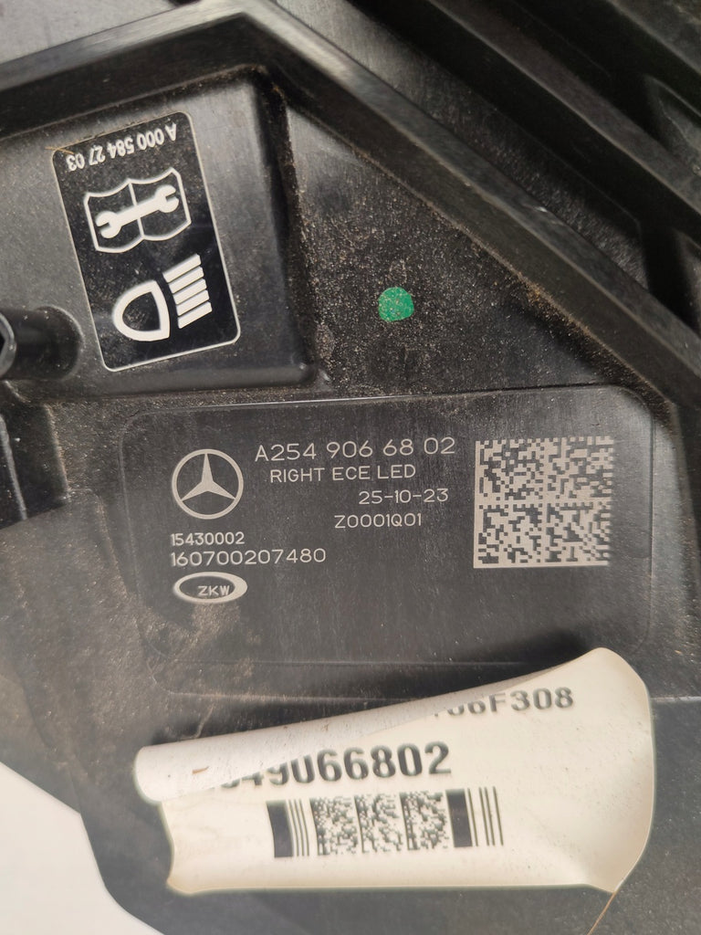Frontscheinwerfer Mercedes-Benz Glc A2549066802 LED Rechts Headlight SCH4864727062ey
