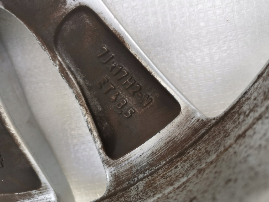 4x Alufelge 17 Zoll 7.0" 5x112 48 5ET Silber A2054018000 Mercedes-Benz W205 FEL2793910542py