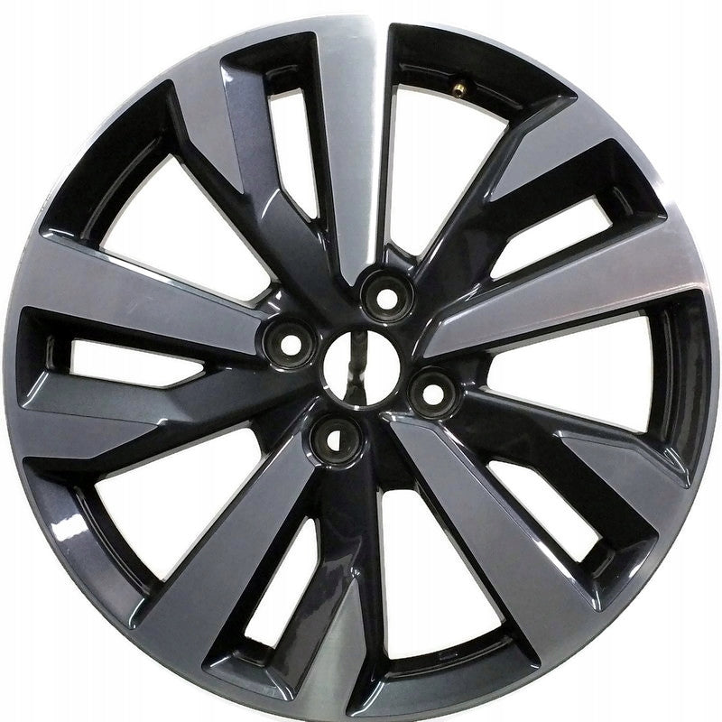 1x Alufelge 17 Zoll 6.5" 4x100 50ET Glanz Graphit SA385FA3 Mg 1 Rim Wheel