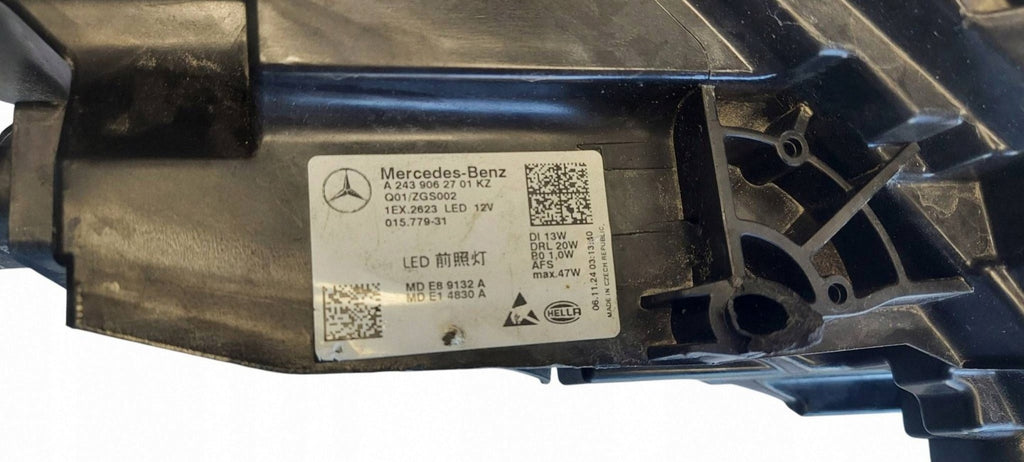 Frontscheinwerfer Mercedes-Benz Eqa A2439062701 LED Links Scheinwerfer Headlight SCH7137636504gd