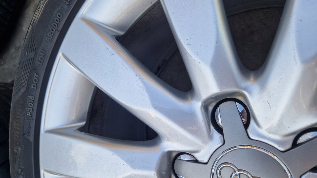 4x Alufelge 17 Zoll 8.0" 5x112 47ET Glanz Silber 8K0601025C Audi A4 B8 Rim Wheel FEL9181495276kf