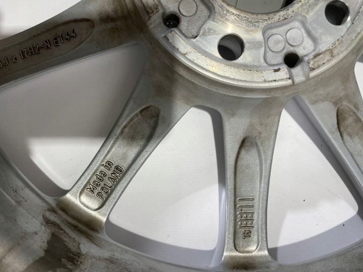 4x Alufelge 17 Zoll 6.5" 5x112 44ET Glanz Silber A1774010300 Mercedes-Benz FEL8802136106eb