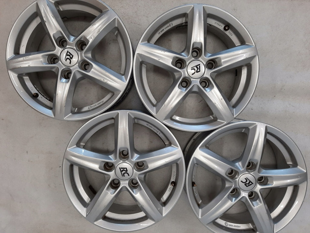 4x Alufelge 15 Zoll 6.0" 5x112 43ET KBA49043 Audi Rim Wheel FEL1050960742wt