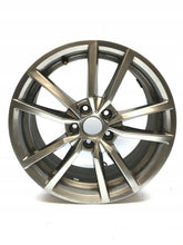 Load image into Gallery viewer, 1x Alufelge 17 Zoll 7.5" 5x112 45ET Glanz Silber VW Rim Wheel FEL6903864969si