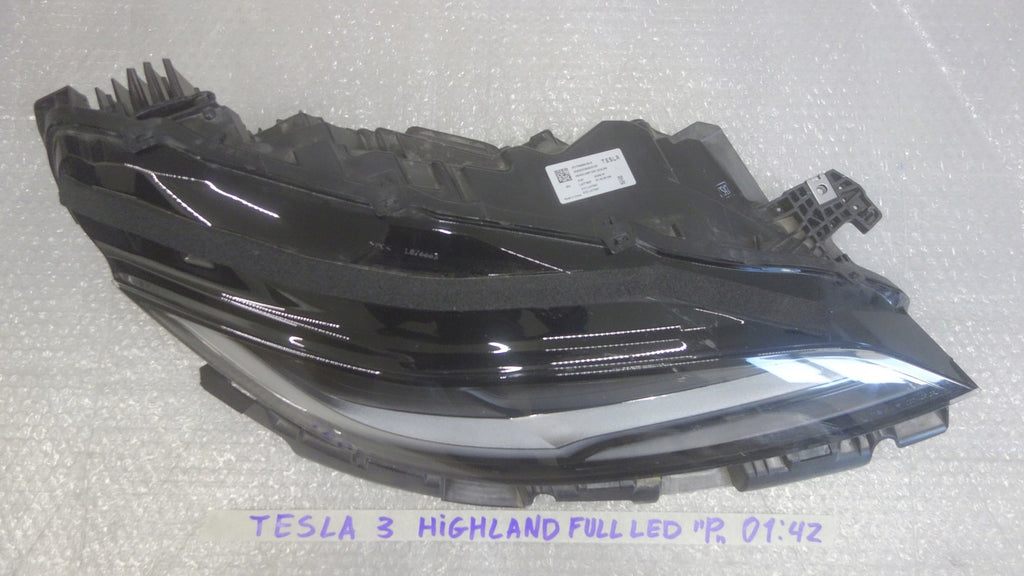 Frontscheinwerfer Tesla Model 3 1760889-00-E LED Rechts Scheinwerfer Headlight SCH9436211307xe