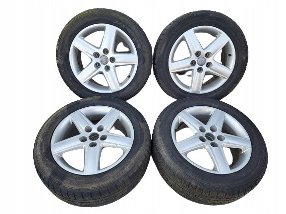 4x Alufelge 17 Zoll 7.5" 5x112 45ET Glanz Silber 8E0601025E Audi Rim Wheel