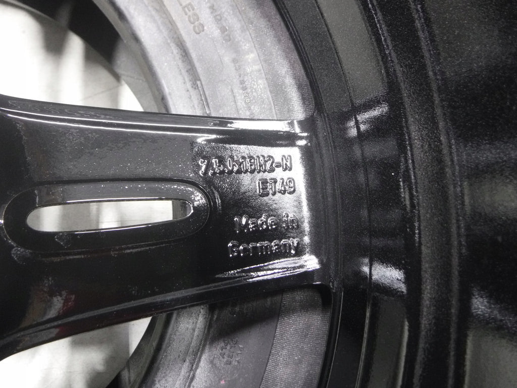 4x Alufelge 18 Zoll 7.5" 5x112 49ET Glanz Schwarz A1774010700 Mercedes-Benz W177 FEL9907796824oo