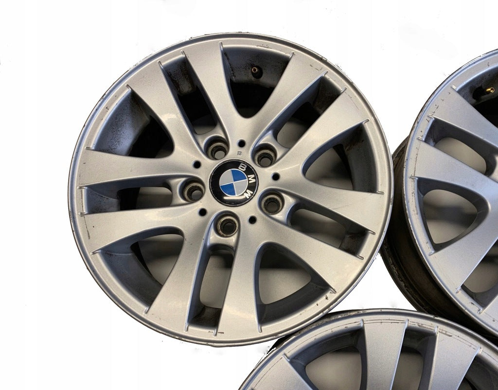 4x Alufelge 16 Zoll 7.0" 5x120 34ET Glanz Silber 6775595 BMW E91 E90 Rim Wheel FEL1047190724wc