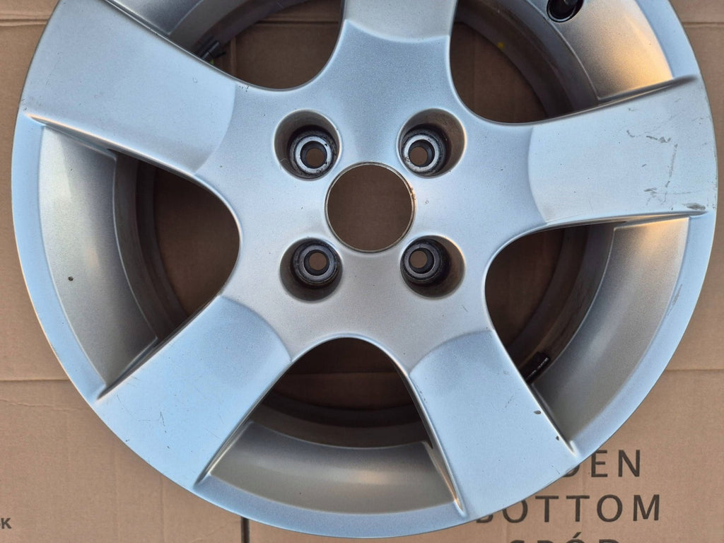 1x Alufelge 16 Zoll 6.0" 4x108 27ET 9686100080 Peugeot 207 Rim Wheel FEL5068782264ms