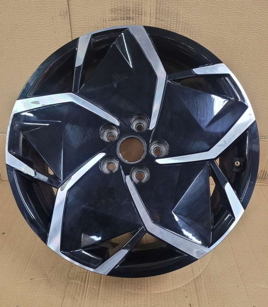 1x Alufelge 19 Zoll 7.5" 5x114.3 49 5ET Glanz Schwarz 52910-G1110 Hyundai I FEL2665461999tu