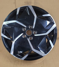 Load image into Gallery viewer, 1x Alufelge 19 Zoll 7.5" 5x114.3 49 5ET Glanz Schwarz 52910-G1110 Hyundai I FEL2665461999tu