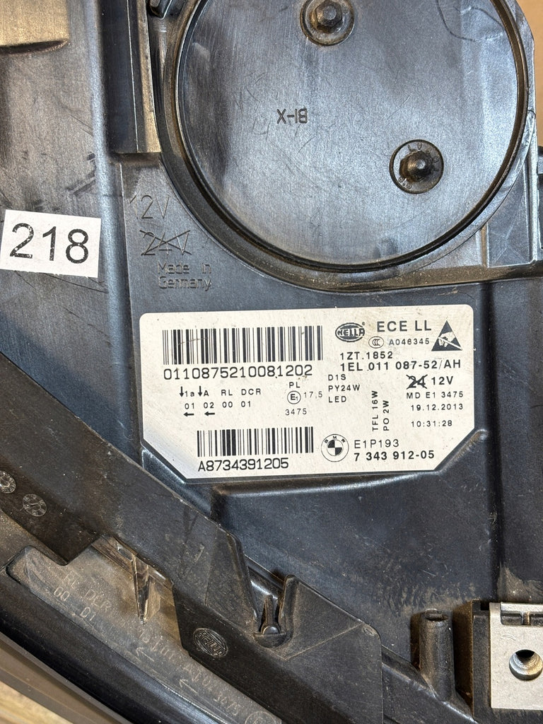 Frontscheinwerfer BMW F11 F10 7343912 Bi-Xenon Rechts Scheinwerfer Headlight SCH8100919545li