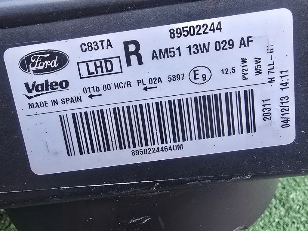 Frontscheinwerfer Ford C-Max AM5113W029AF Rechts Scheinwerfer Headlight SCH6537244675wl