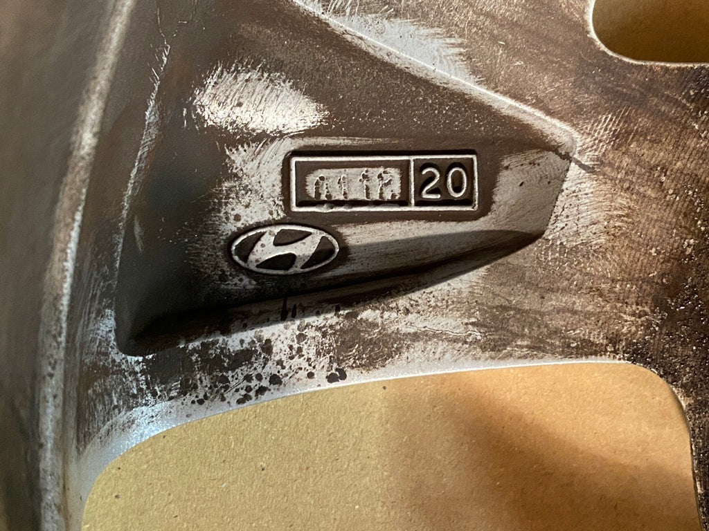 1x Alufelge 15 Zoll 6.0" 4x100 48ET 52910K7100 Hyundai I10 Rim Wheel FEL3597314344da