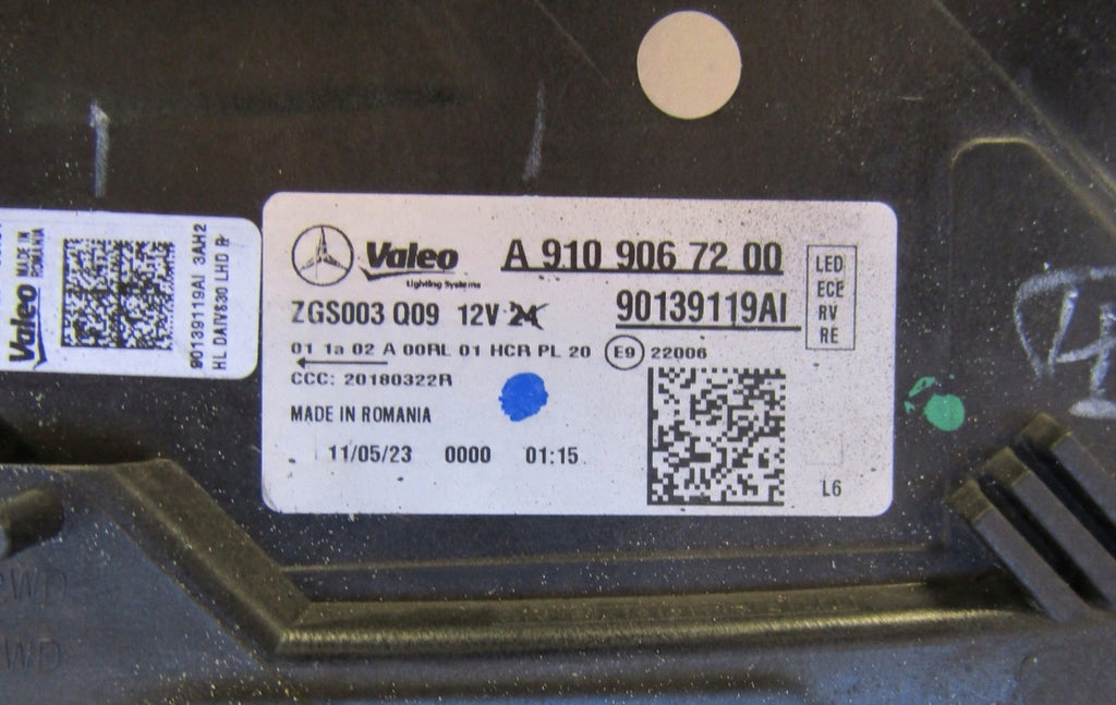 Frontscheinwerfer Mercedes-Benz Sprinter A9109067200 LED Rechts Headlight