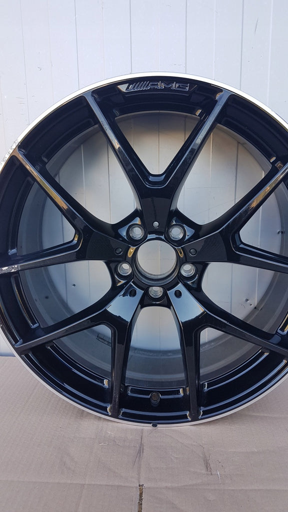 1x Alufelge 20 Zoll 8.5" 5x112 40ET A2534015500 Mercedes-Benz Glc Amg Rim Wheel FEL2716786050gr