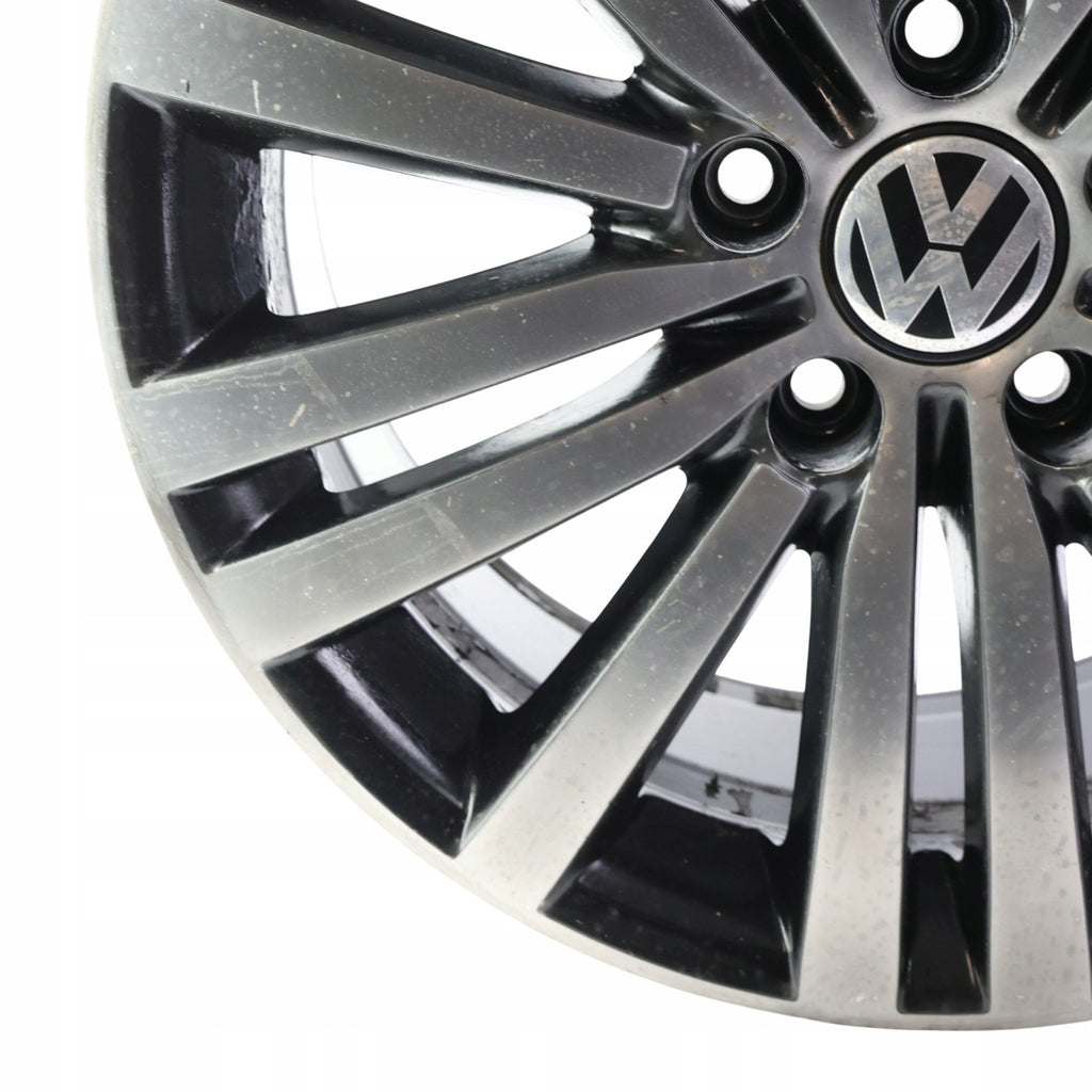 1x Alufelge 17 Zoll 7.5" 5x112 47ET Glanz Schwarz 3AA601025G VW Passat B7 FEL6749892553in