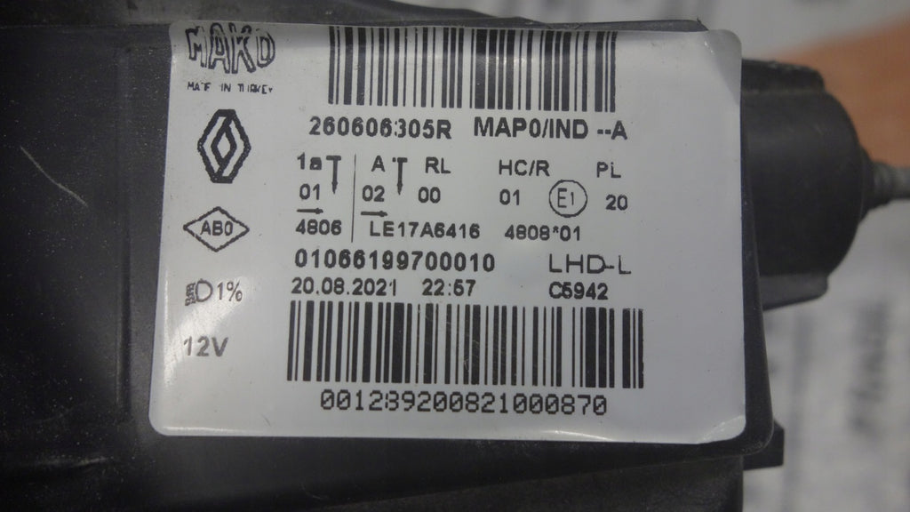Frontscheinwerfer Renault Clio V 260606305R Full LED Links Headlight SCH2407492295jd