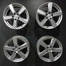 Laden Sie das Bild in den Galerie-Viewer, 4x Alufelge 17 Zoll 7.5" 5x112 29ET Glanz Silber KBA53527 Audi A4 B8 Rim Wheel FEL7860861997mp