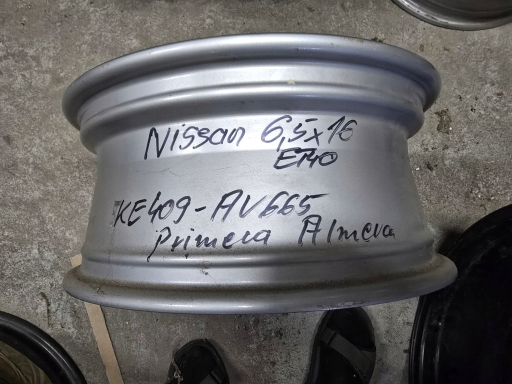 1x Alufelge 16 Zoll 6.5" 5x114.3 40ET KE409-AV665 Nissan Primera Almera I FEL3681931806ow
