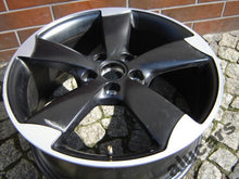 Load image into Gallery viewer, 1x Alufelge 18 Zoll 7.5&quot; 5x112 54ET Matt Schwarz 8P0601025BS Audi A3 Rim Wheel